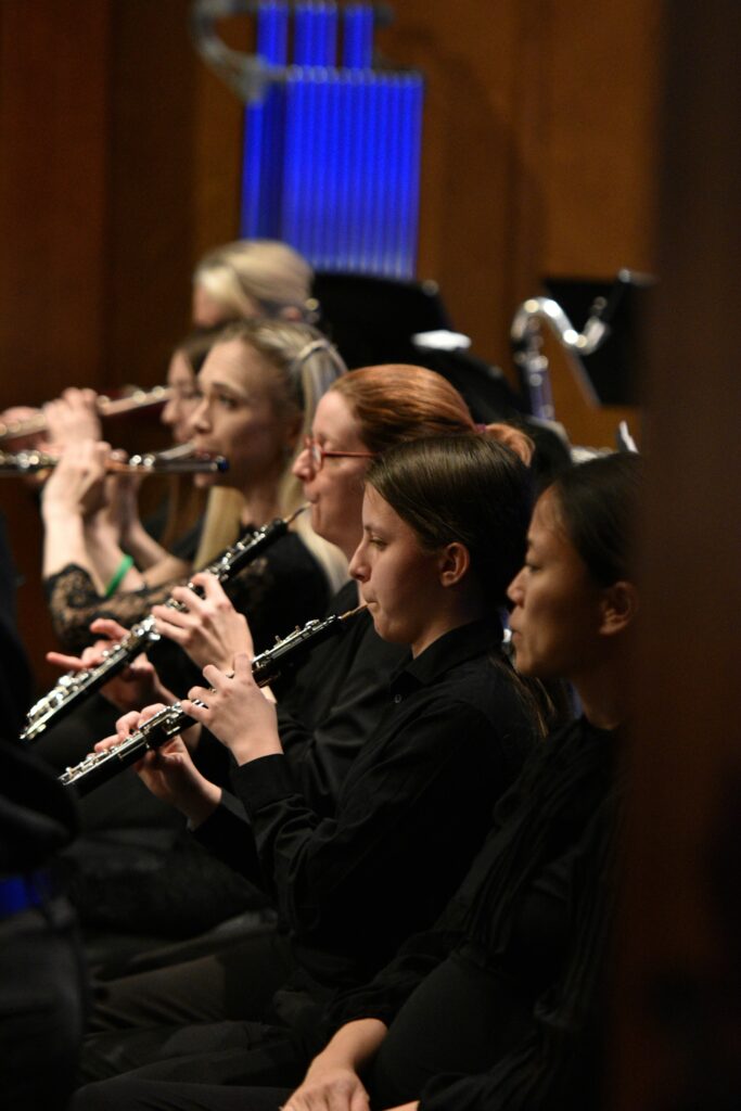 Side by Side Oboe Players