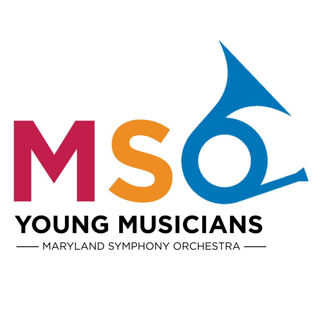 Maryland Symphony Orchestra Young Musicians logo.